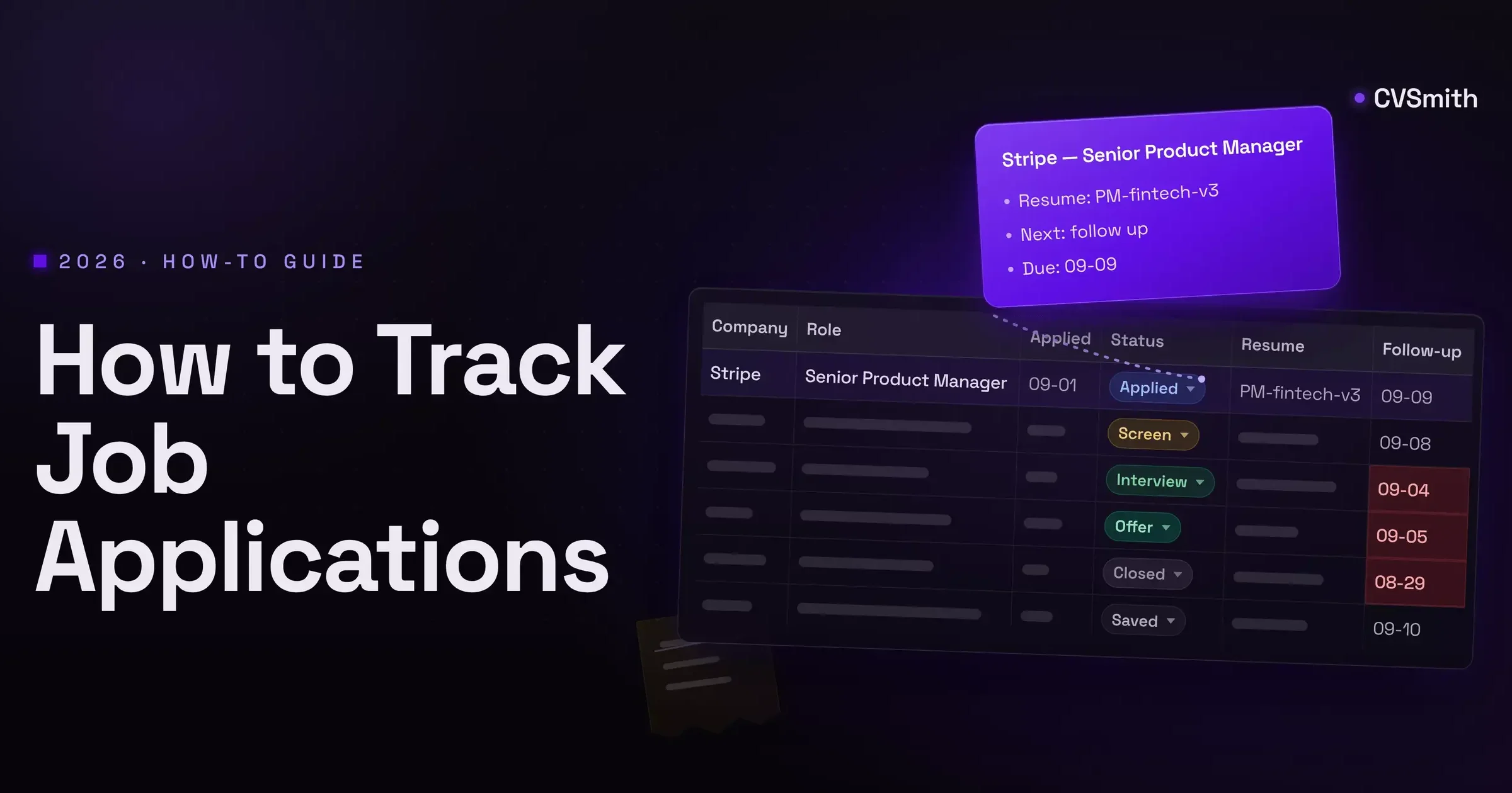 How to Track Job Applications: From a Mental List to a System That Works (2026)